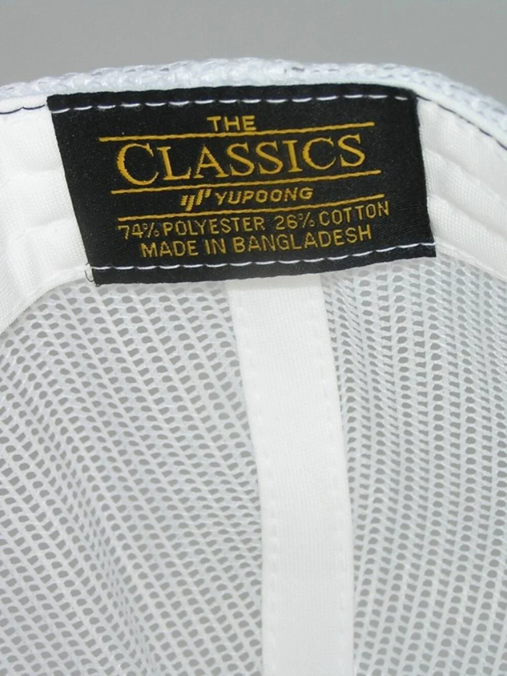 Black Label Skateboards Patch on Yupoong Classic 6006 Snapback Black/White Hat
